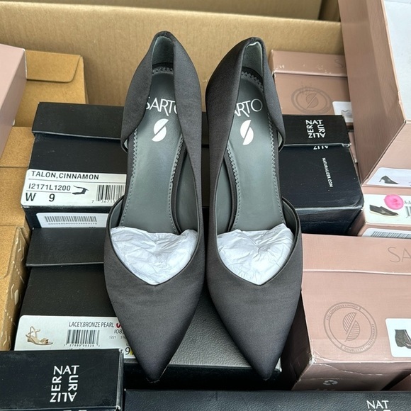 FRANCO SARTO  Sherry Half D'orsay Pump In Black - Picture 4 of 7